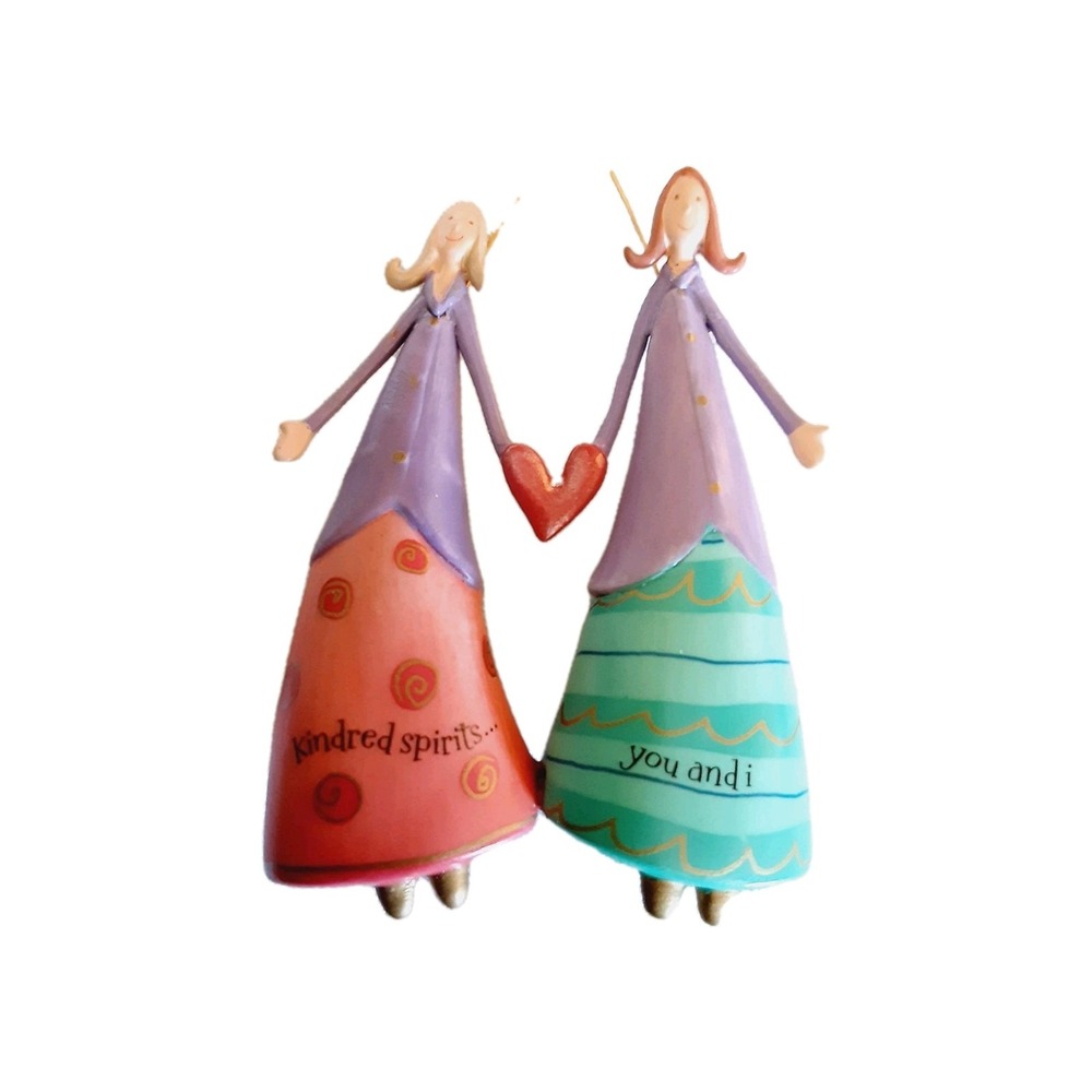 VTG Hallmark Keepsake Ornament Kindred Spirits You and I Friend 2002